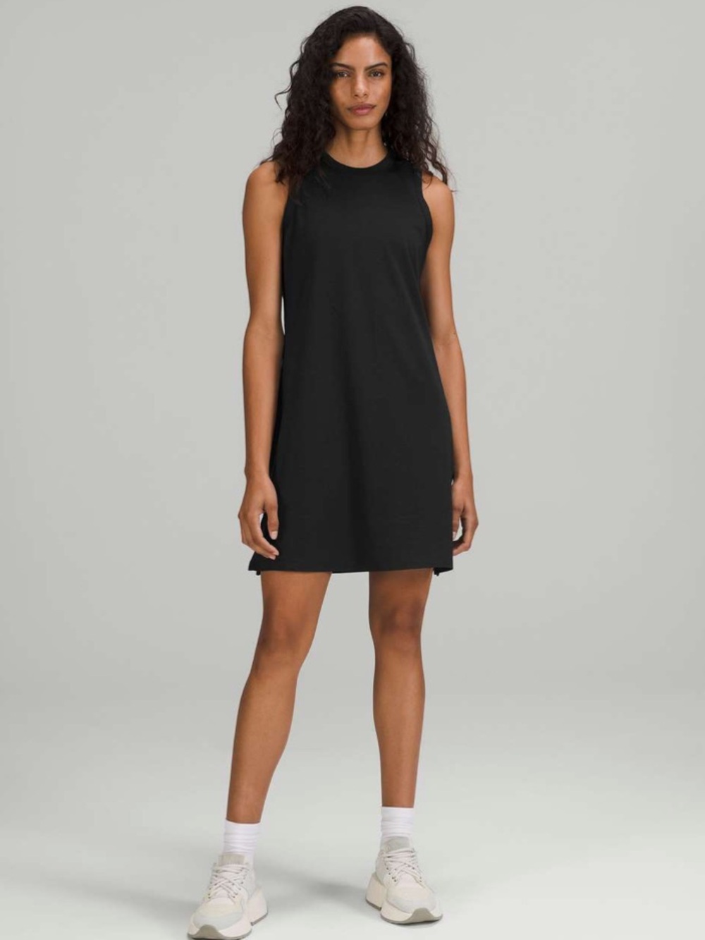 NWT Lululemon Classic-Fit Cotton-Blend Dress
Black